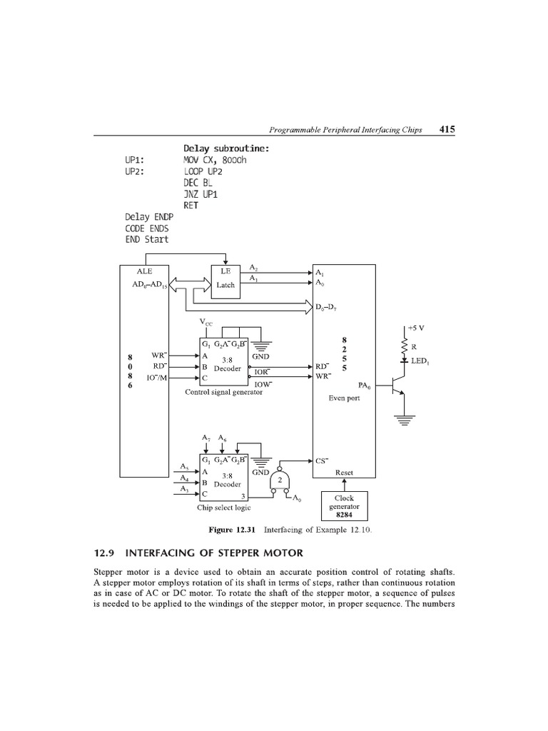 Step Motor (Microprocessor) | PDF