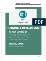 HRM Training Development Report