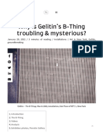 WTC 911 Gelitin's B-Thing Troubling & Mysterious - Public Delivery
