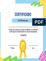 Colorful Children Certificate