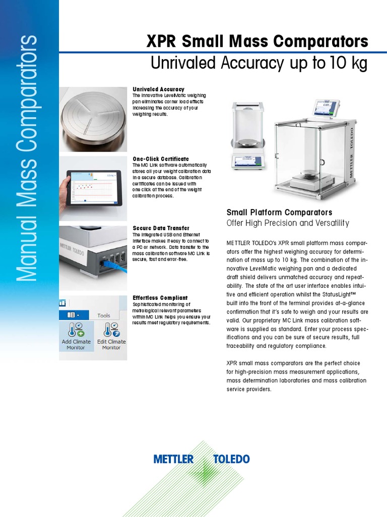 DS XPR-S Comparators en | PDF | Calibration | Accuracy And Precision