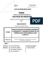 Thèse Tuberculose Péritonéale