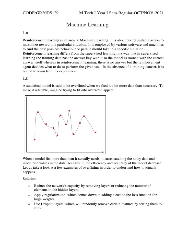 Ml answer key m tech pdf eigenvalues and eigenvectors