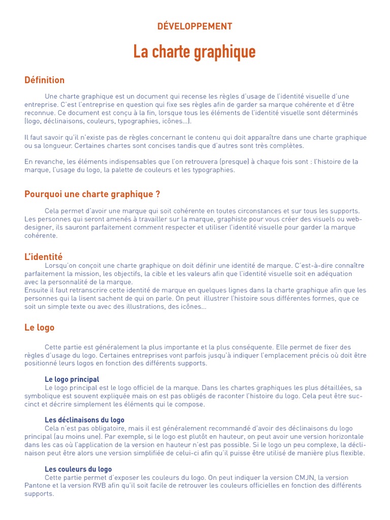 Charte Graphique : Guide Complet | PDF | Logos