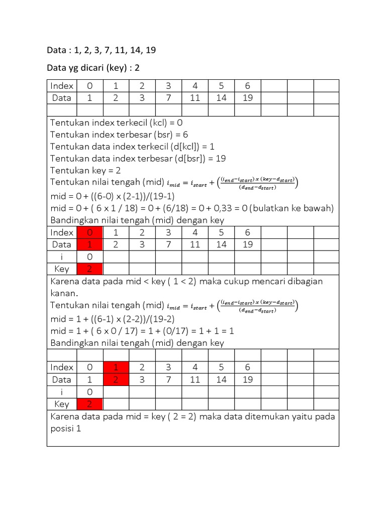 Interpolation Search Pdf