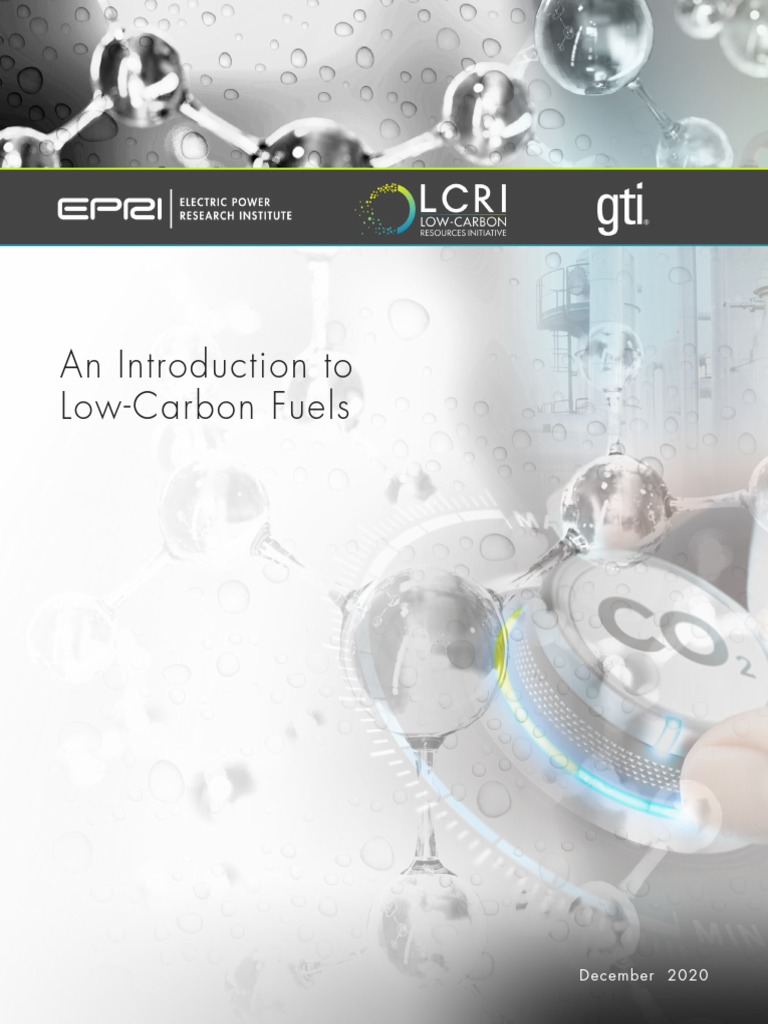 An Introduction To Low Carbon Fuels PDF Low Carbon Economy Fuels