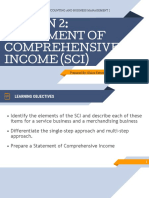 Stement of Comprehensive Income