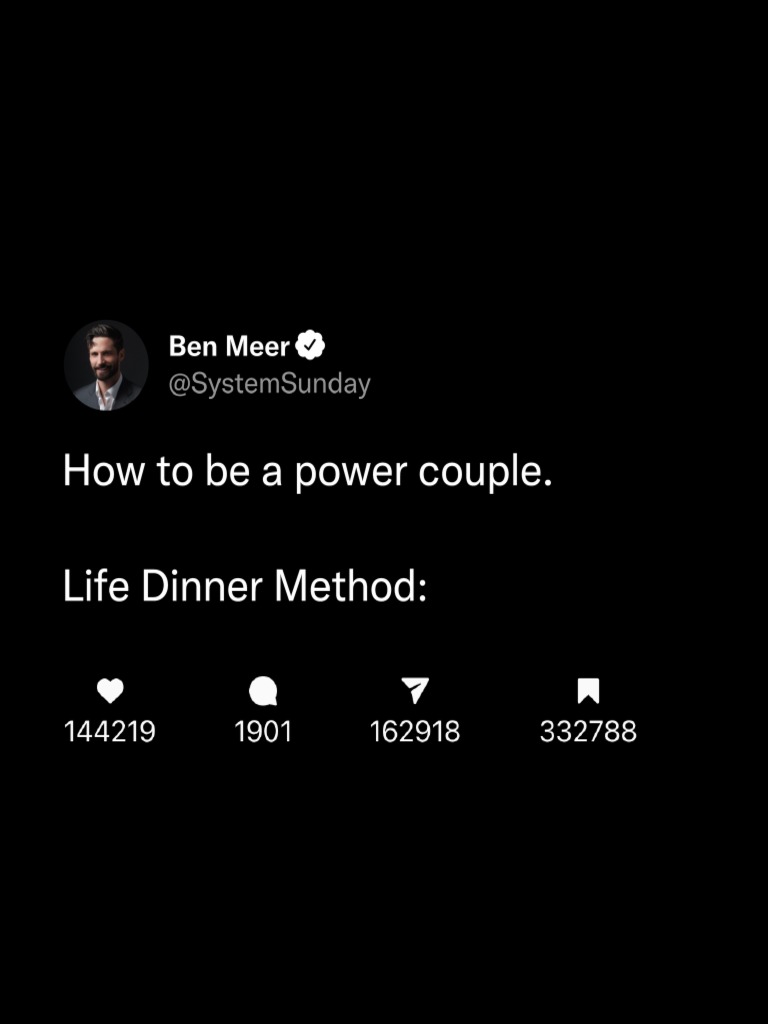 How To Be A Power Couple. Life Dinner Method PDF