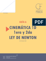 Cinemática 1D y Leyes de Newton