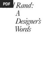 PaulRand Designers Words