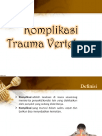 Tutor 3.2 Komplikasi Trauma Vertebrae