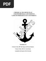 Crawford Hall Chemical Hygiene Plan 2.0 Final Revision