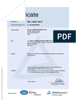 VARROC 21 14001 Subcertificate 06
