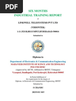 Dece Industrial Training Report Format