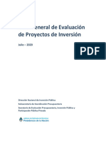 Guia General de Evaluacion de Proyectos de Inversion 2020