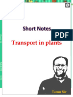 Transport in Plants