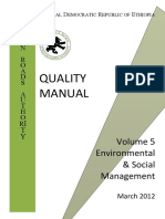 Quality Manual Vol 5 Environmental & Social Management Rev 