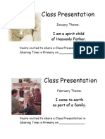 Class Presentation Reminders 2009