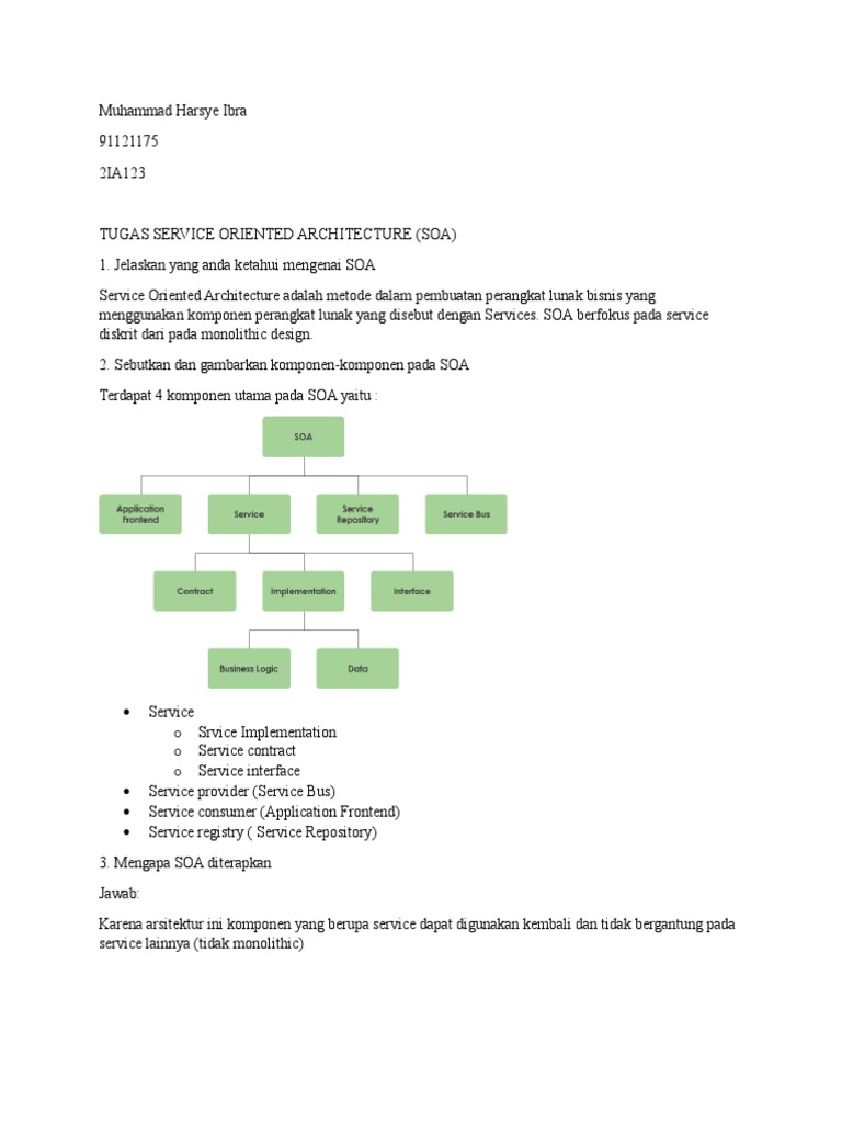 Service oriented architecture pdf