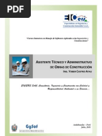 Download Asistente Tcnico de Obra de Construccin CURSO Parte01 by ING YOBER CASTRO ATAU SN61479799 doc pdf