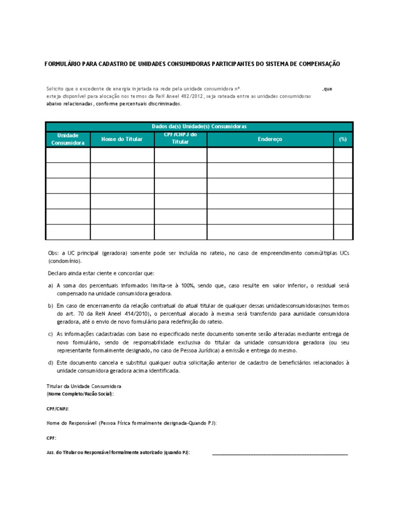 Sistema de Compensação | Download grátis PDF | Consórcio | Condomínio