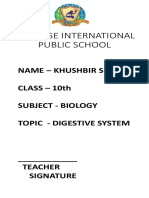 Khushbir Singh's 10th Class Biology, Physics, Hindi and Math Notes