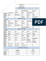 Planner Time Table Pre Mid