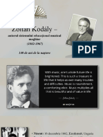 Zoltán Kodály: Autorul Sistemului Educaţional Muzical Maghiar