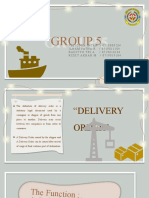 Delivery Order Group 5