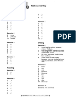 Tests 1A and 1B Answer Keys