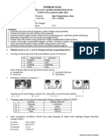 Soal PAS IPA Kelas 7 K13