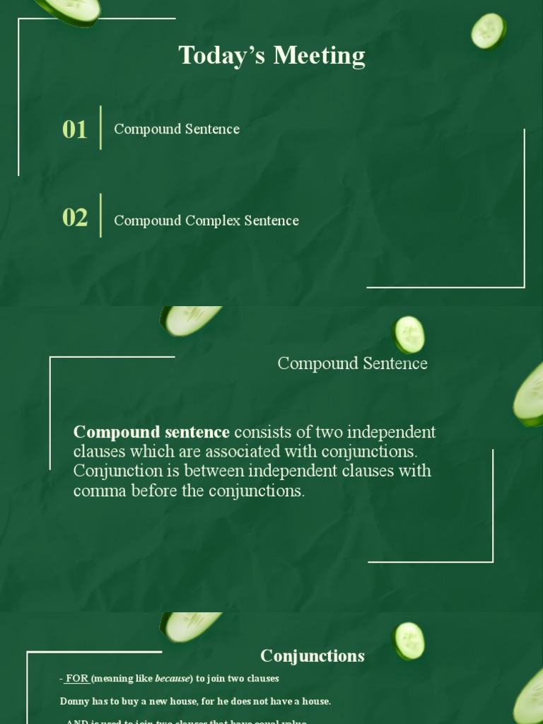 Compound Complex Sentence | PDF | Interpretation (Philosophy