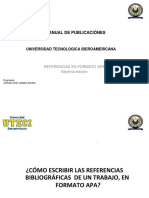 Manual de Publicaciónes: Universidad Tecnologica Iberoamericana