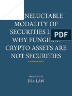 The Ineluctable Modality of Securities Law DLX Law Discussion Draft Nov. 10 2022