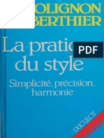 La Pratique Du Style - Simplici - Colignon, J. P