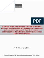 07 de Diciembre de 2020: Dirección General de Programación Multianual de Inversiones