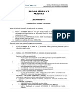 Agenda Sesión 5 Práctica