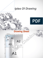 Principles of Drawing: Title Blocks, Borders, Scales & Lines