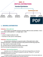 Unit III - Distributions