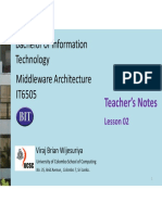 BIT University of Colombo - Middleware Architecture Lesson 2