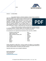 Carta de Presentacion E&M