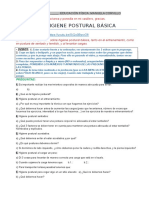 5 TAREA Higiene Postural Basica