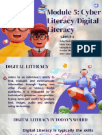 Module 5 Cyber LiteracyDigital Literacy GROUP 4