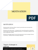 MOTIVATION THEORIES AND CONCEPTS