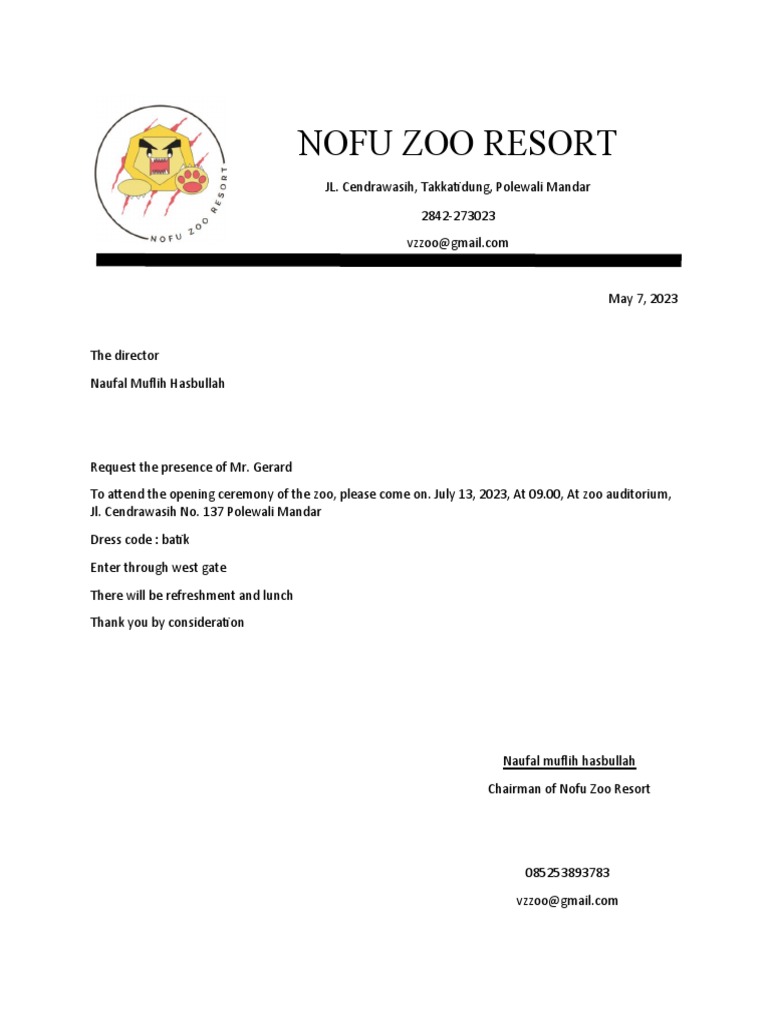 Formal Invitation | PDF