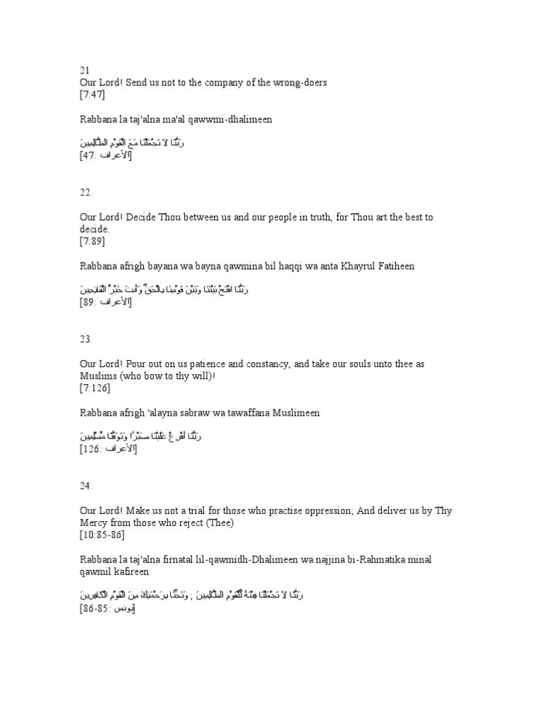 40 Rabbana | PDF | Abrahamic Religions | Religious Belief And Doctrine
