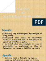 Agenda at Katitikang-Pulong