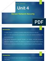 Unit 4: Sensor Network Security