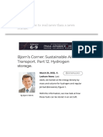 Bjorn's Corner - Sustainable Air Transport. Part 12. Hydrogen Storage. - Leeham News and Analysis