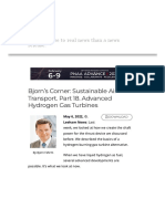 Bjorn's Corner - Sustainable Air Transport. Part 18. Advanced Hydrogen Gas Turbines - Leeham News and Analysis